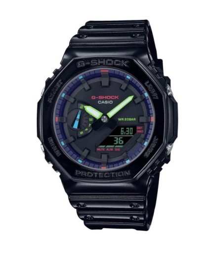 Casio G-Shock GA-2100RGB-1ADR Erkek Kol Saati